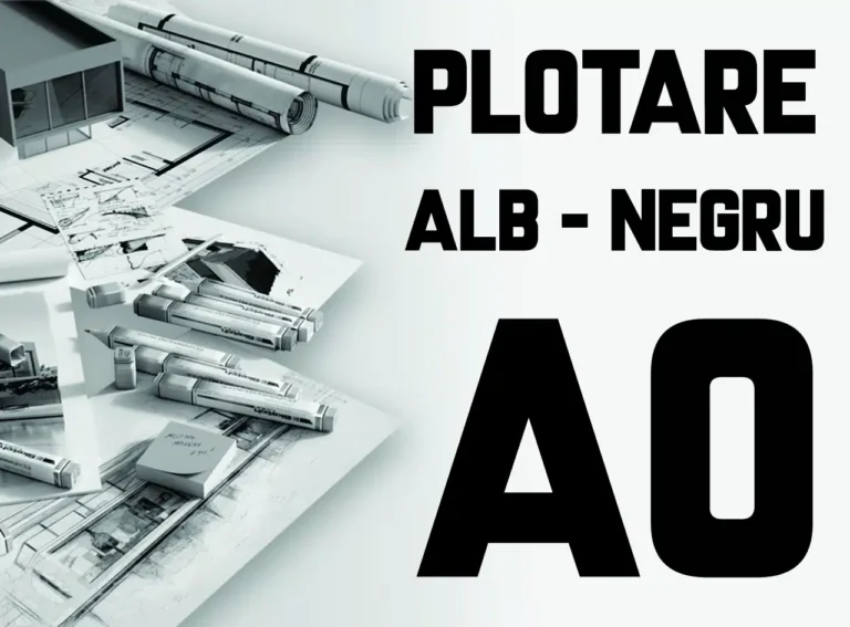 Printare planșe tehnice alb-negru sau color – ce variantă să alegi?