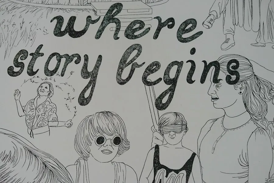 Photo everyday life stories illustrations
